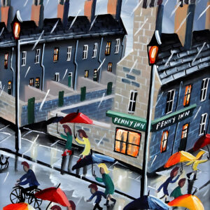 John Ormsby Here Comes The Rain 16 x 12 Inch