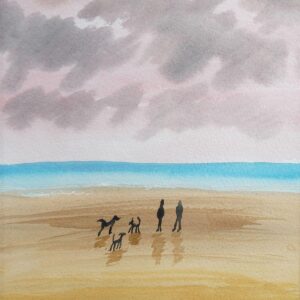 John Ormsby On The Beach 27 x 19