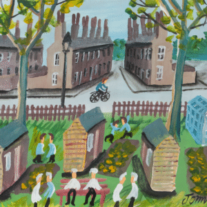 John Ormsby Down At The Allotments 24 x29 cm 57